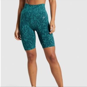 Gymshark adapt animal seamless cycling shorts- teal